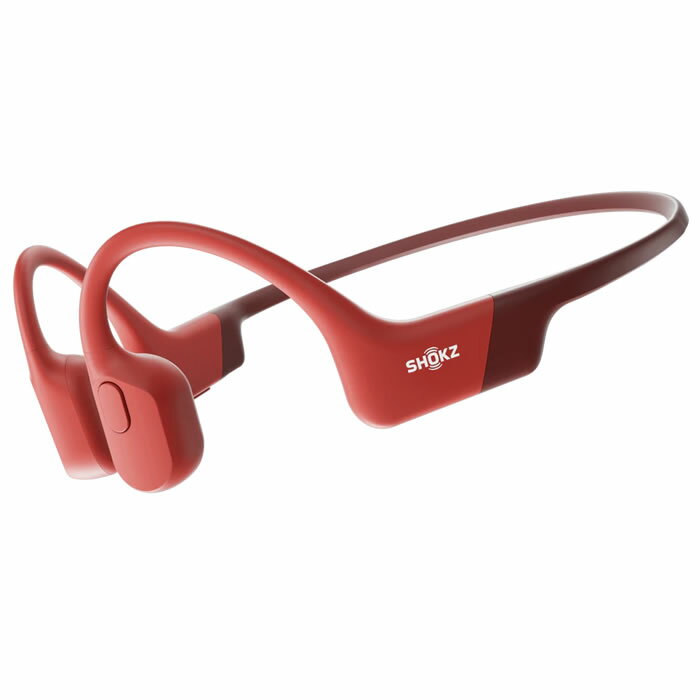 【即納】Shokz 骨伝導イヤホン OpenRun マイク対応 Bluetooth ワイヤレスイヤホン SKZ-EP-000006 レッド【送料無料】【KK9N0D18P】