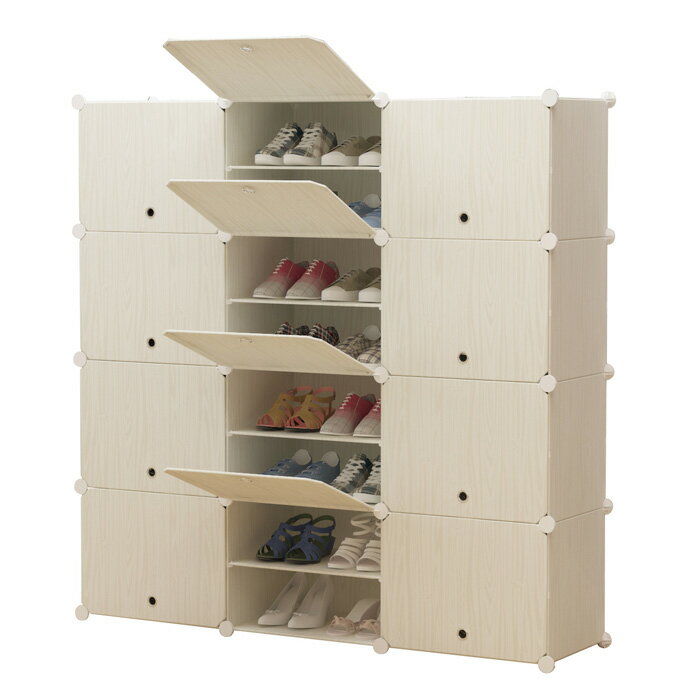 Sunruck サンルック 組み立て式 シューズボックス SR-SC038-NWD ナチュラルウッド【送料無料】【KK9N0D..