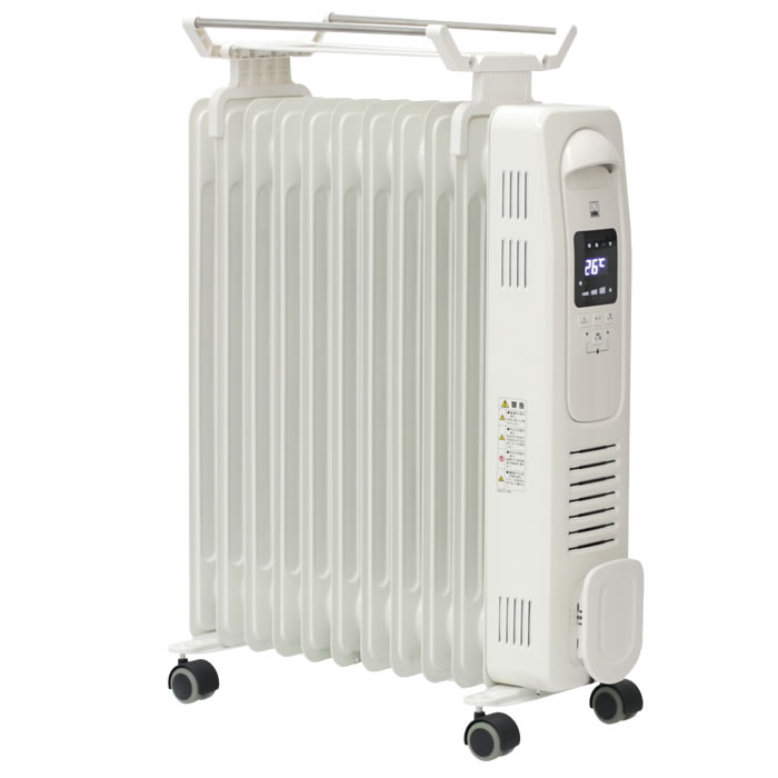 DBK オイルヒーター ハンガー付モデル 3〜8畳用 DRC121【送料無料】【KK9N0D18P】