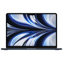 Apple MacBook Air Liquid Retinaディスプレイ 13.6インチ MLY43J/A M2チップ 8コア SSD 512GB MLY43JA ミッドナイト【送料無料】【KK9N0D18P】