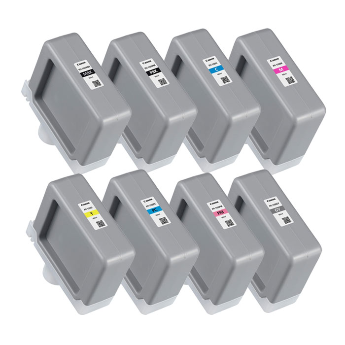 �ڥ��åȡۥ���Υ� ���� ���󥯥����ȥ�å� ���󥯥��� PFI-1100MBK/PBK/C/M/Y/PC/PM/GY 8�����å� PFI-1100-8SET������̵���ۡ�KK9N0D18P��