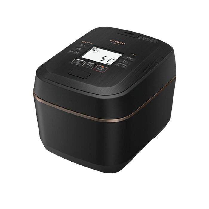 日立 5.5合炊き IHジャー炊飯器 圧力＆スチーム ふっくら御膳 RZ-W100FM-K 漆黒【送料無料】【KK9N0D18P】のサムネイル