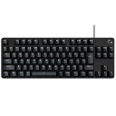 【当店対象！エントリーでP4倍！4月27日09:59迄】ロジクール G413 TKL SE メカニカル ゲーミング キーボード テンキーレス MECHANICAL GAMING KEYBOARD タクタイル G413TKLSE ブラック【送料無料】【KK9N0D18P】