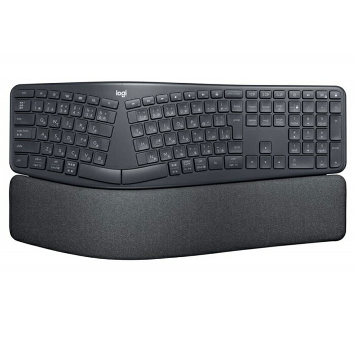 ロジクール ERGO K860 エルゴノミック ワイヤレス スプリット キーボード Wireless Split Keyboard 日本語 K860 グラファイト【送料無料】【KK9N0D18P】