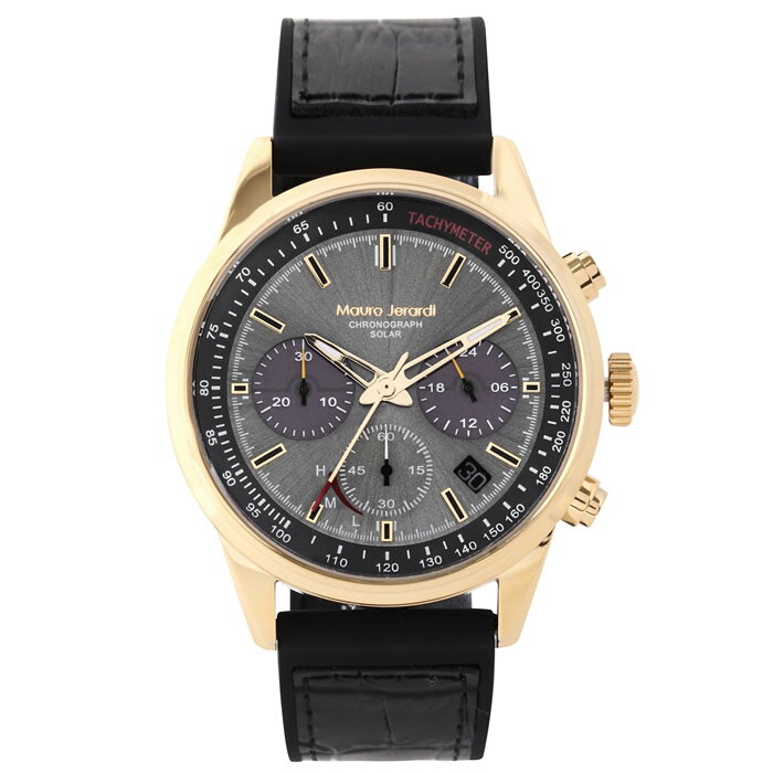 マウロジェラルディ 腕時計 ソーラー クロノグラフ デイト MJ063-5【送料無料】【KK9N0D18P】