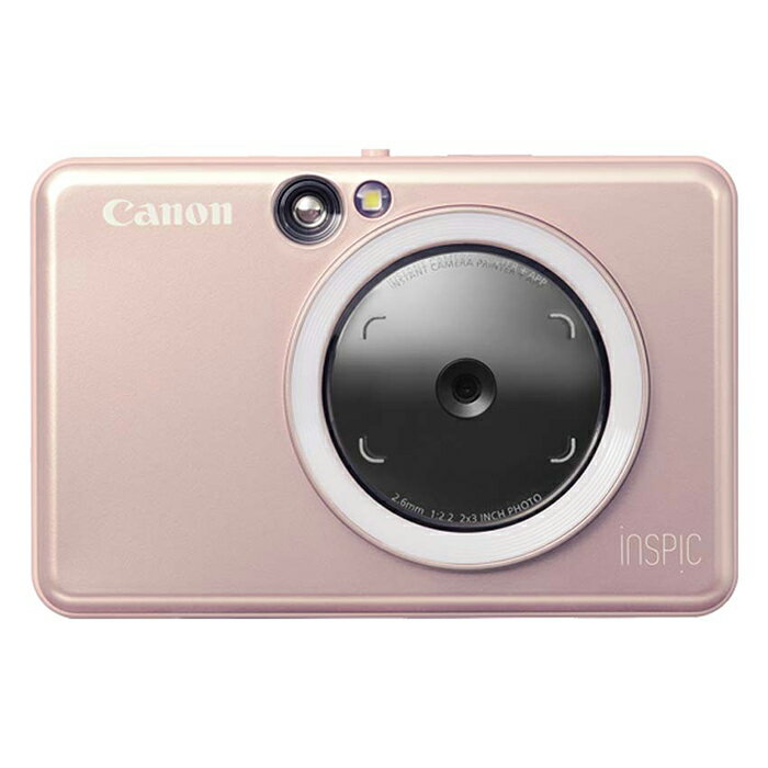 キヤノン スマホ専用ミニフォトプリンター CANON iNSPiC ZV-223 インスタントカメラプリンター ZV-223-PK ピンク【送料無料】【KK9N0D18P】