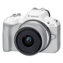 キヤノン カメラ EOS R50 RF-S18-45 IS STMレンズキット ミラーレスカメラ EOSR50WH-1845ISSTMLK ホワイト 一眼 ミラーレス一眼 デジタル一眼 軽量 Canon