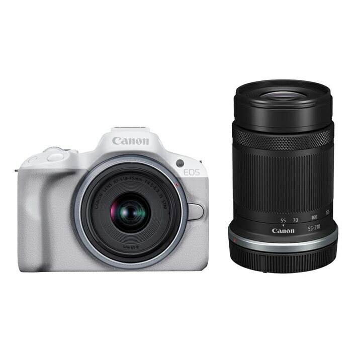 Υ  EOS R50 ֥륺७å ߥ顼쥹 EOSR50WH-WZK ۥ磻  ߥ顼쥹 ǥ  Canon̵ۡKK9N0D18P