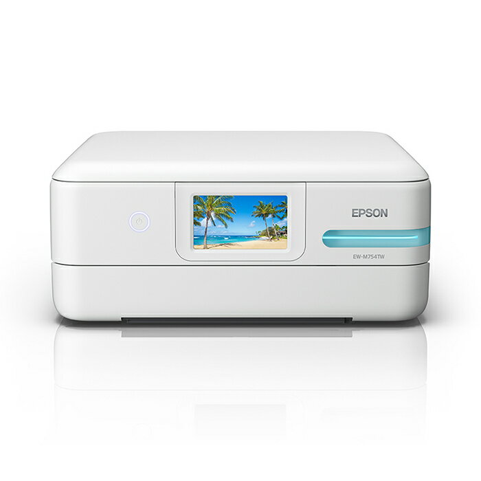 エプソン プリンター A4 5色カラー インクジェット複合機 EW-M754TW インクタンク エコタンク搭載モデル ホワイト【送料無料】【KK9N0D18P】