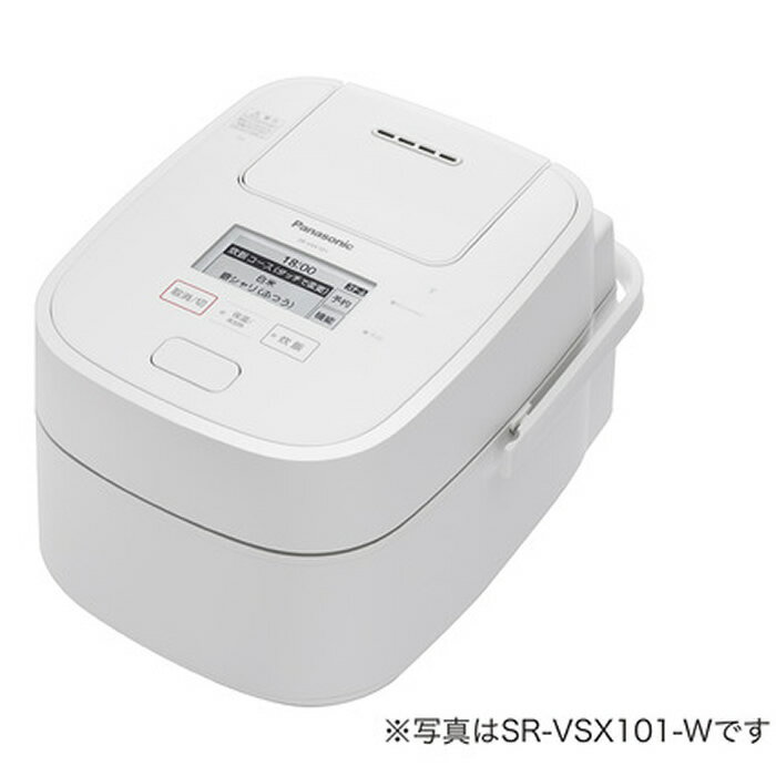 パナソニック 炊飯器 1升炊き おどり炊き スチーム＆可変圧力IHジャー炊飯器 SR-VSX181-W ホワイト Panasonic ダイヤモンド竃釜 白米 無洗米 玄米 麦ごはん 雑穀米 炊込みごはん 赤飯 おかゆ 早炊き 銘柄炊き分け【送料無料】【KK9N0D18P】