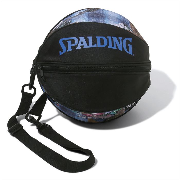 スポルディング ボールバッグ バタフライ プレイド バスケットボール 49-001BF ブルー SPALDING ボール入れ【送料無料】【KK9N0D18P】