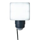 【最大1000円OFFクーポン!6月11日1:59まで】ムサシ 人感センサーライト 18W ワイド追尾式 LEDセンサーライト LED-AC1017TA 24時...