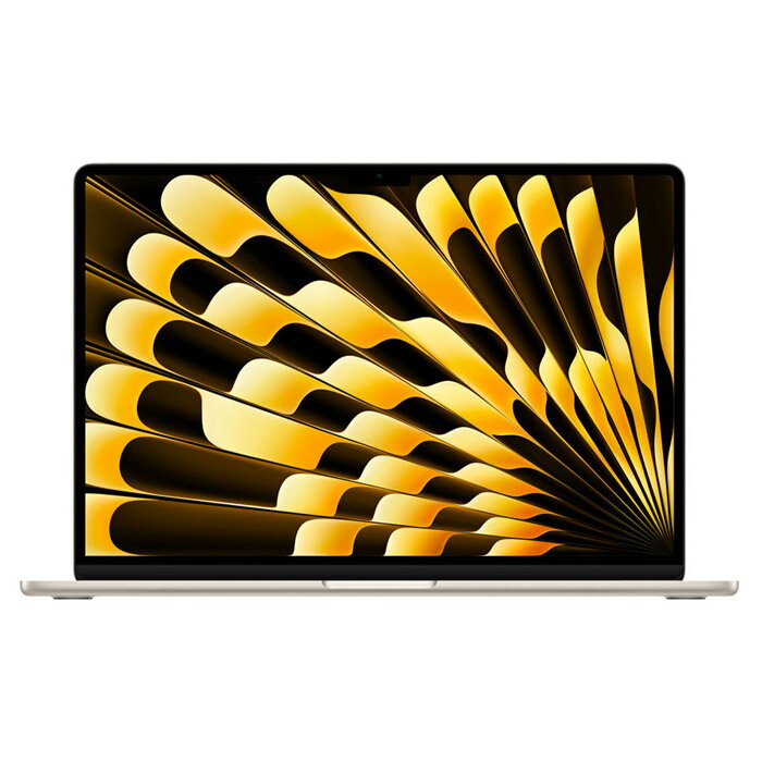 Apple MacBook Air Liquid Retina 15.3インチ M2チップ 8コアCPU 8GBメモリ 256GB SSD MQKU3JA MQKU3J/A スターライト ノートパソコン ..