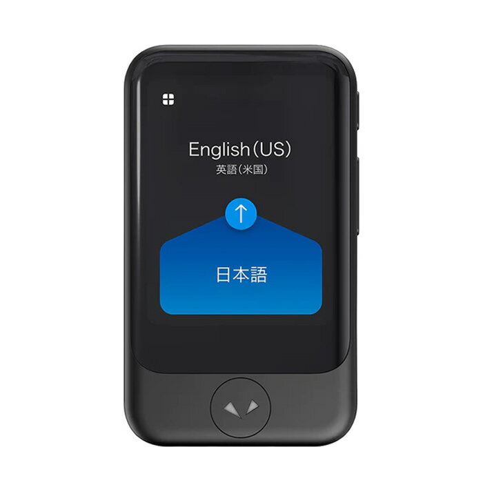 ポケトーク AI通訳機 POCKETALK S グローバル通信2年付き PTSGK ブラック ソースネ...