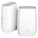 バッファロー Wi-Fi 6 対応ルーター コンパクトタイプ Wi-Fi EasyMeshペアリング済み 2個セット WNR-3000AX4-2S ホワイト【送...
