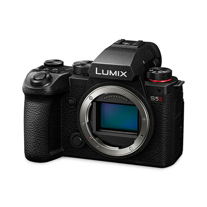 パナソニック ミラーレス一眼カメラ ルミックス LUMIX S5II ボディ DC-S5M2 ブラック Panasonic デジタル一眼カメラ 本体のみ 2,420万画素 フルサイズ L-Mount DC-S5M2-K【送料無料】【KK9N0D18P】