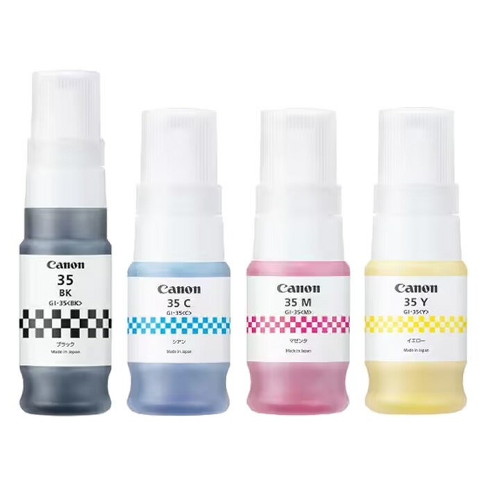 【セット】キヤノン 純正 インクボトル 4色セット GI-35BK GI-35C GI-35M GI-35Y GI-35-4SET Canon ブ..