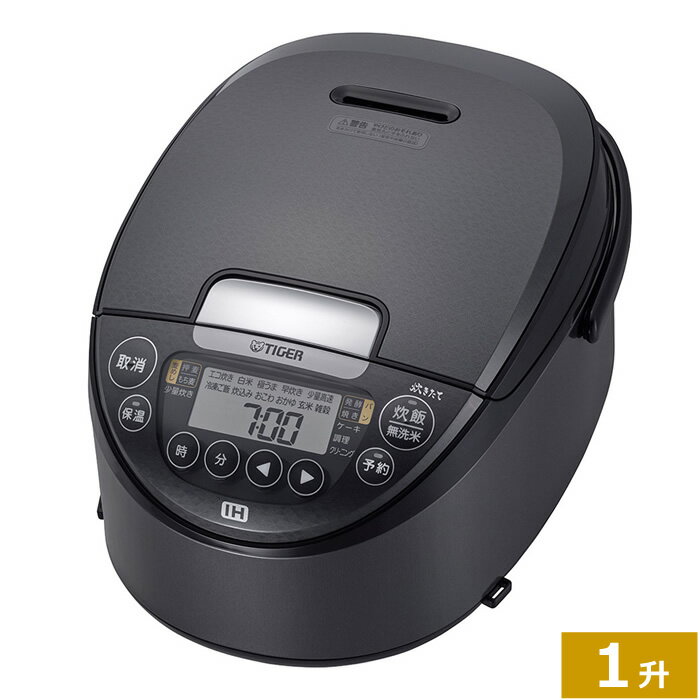 タイガー 1升炊き IHジャー炊飯器 炊きたて JPW-S180-HM メタリックグレー タイガー魔法瓶 早炊き 冷凍ご飯 炊込みごはん おかゆ 玄米 雑穀米 麦めし おこわ パン ケーキ 無洗米 調理コース 炊飯ジャー 保温【送料無料】【KK9N0D18P】