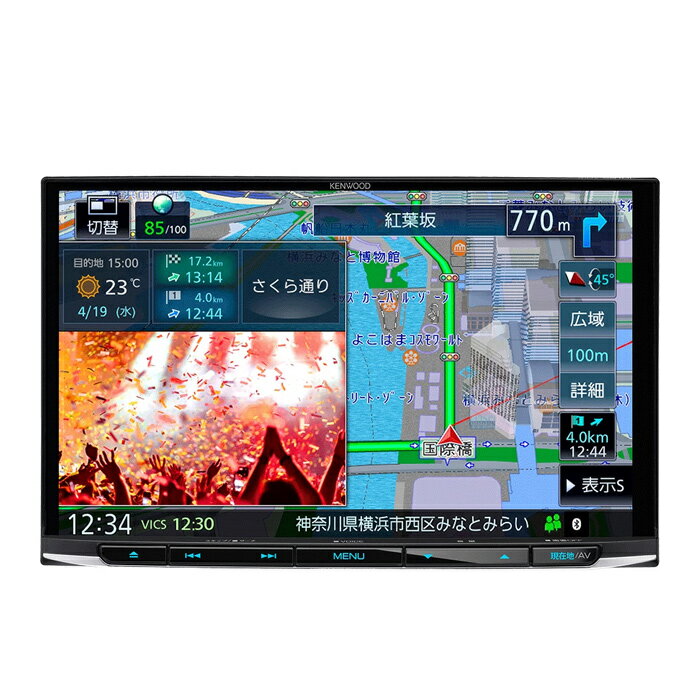 ケンウッド MDV-S810L カーナビ 彩速ナビ TYPE S 8V型モデル フルセグ ワンセグ ハイレゾ対応/地上デジタルTVチューナー/Bluetooth内蔵/DVD/USB/SD AVナビゲーション KENWOOD【送料無料】【KK9N0D18P】