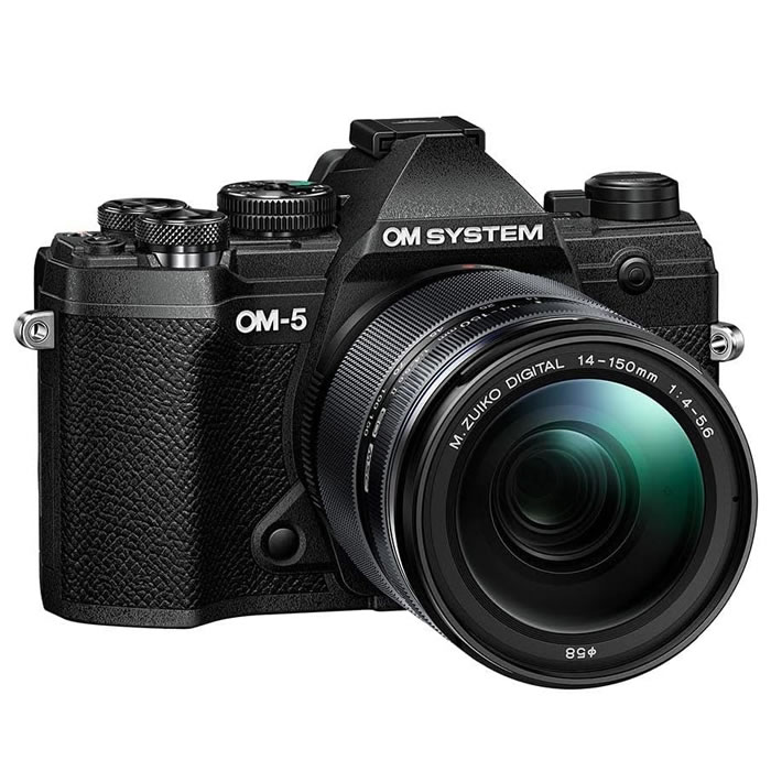 OM SYSTEM デジタル一眼カメラ OM-5 14-150mm II レンズキット デジタルカメラ OLYMPUS OM-5-14150-LKIT-B ブラック OMデジタルソリューションズ オリンパス デジタル一眼 ミラーレス一眼カメラ【送料無料】【KK9N0D18P】