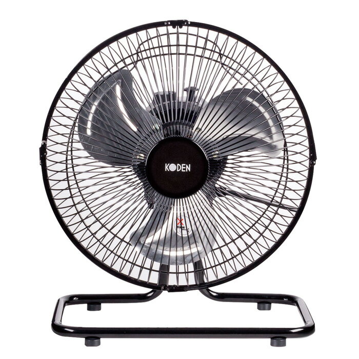 広電 KODEN 扇風機 工業扇 25cm アルミ羽根 据置型 CFF253DMA 業務用扇風機 据置き型 コンパクト 省スペース 風量調節3段階【送料無料】【KK9N0D18P】