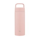 象印 0.5L(500ml) ステンレスマグ シームレスせん 保冷 保温 ワンタッチ 食洗機対応 ハンドル付き SM-RS50-PA ピンク 携帯 スリム 幅7...