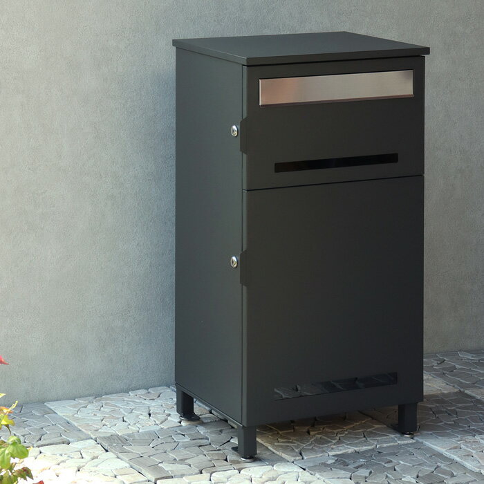 宅配ボックス付ポスト Marisa マリーザ PBX-019 ディムグレー MOJYU 家庭用 個人用 一戸建て 一軒家 ポ..