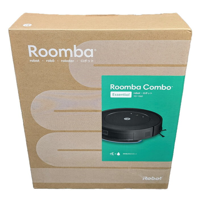 ルンバ アイロボット ルンバ コンボ Essential robot ロボット掃除機 Roomba Combo Essential robot Y011060 ブラック コンボ エッセンシャル ロボット お掃除ロボット 掃除ロボット 床拭き 拭き掃除 水拭き irobot【送料無料】【KK9N0D18P】