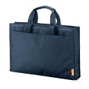 サンワサプライ カジュアルPCバッグ 15.6インチワイド対応 BAG-CA13NV ネイビー 軽量 シングルルーム カジュアルバッグ ビジネスバッグ スリム ...