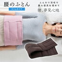 プロイデア 羽毛ふんわり腰のふとん スリムタイプ 睡眠 腰サポート リラックス D-0070-4217-02 チャコールグレー 快眠 アウトドア ドリーム【送料...