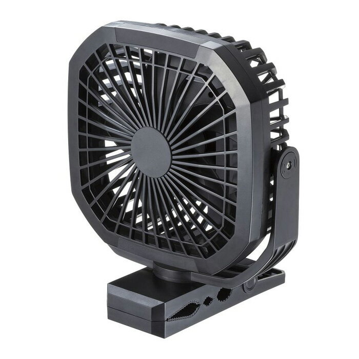 サンワサプライ USB扇風機 バッテリー充電式 FAN-USB1BK USB充電式扇風機 据え置き 直置き クリップ設置 マグネット設置 バッテリー内蔵 おしゃれな【送料無料】【KK9N0D18P】