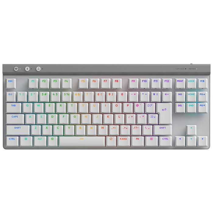 ロジクール G515 LIGHTSPEED TKL ワイヤレス ゲーミング キーボード G515-WL-LNWH ホワイト 日本語配列 リニア 薄型 無線 充電式【送料無料】【KK9N0D18P】