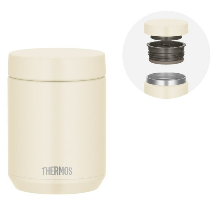 サーモス 真空断熱スープジャー JED-500-IV アイボリー 500ml 食洗機対応 保温 保冷【送料無料】【KK9N..