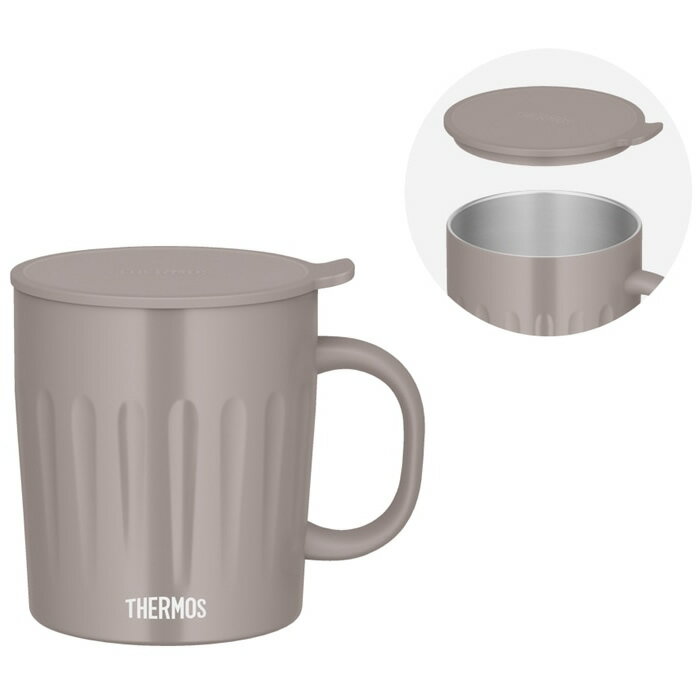 サーモス 真空断熱マグカップ JTA-550-GG グレージュ 550ml 食洗機対応 保温 保冷【送料無料】【KK9N0D..