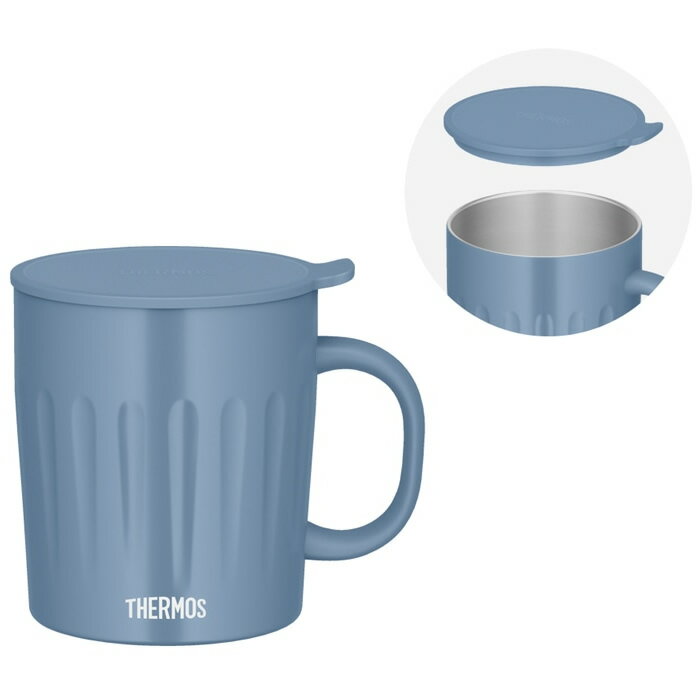サーモス 真空断熱マグカップ JTA-550-SAX サックスブルー 550ml 食洗機対応 保温 保冷【送料無料】【K..