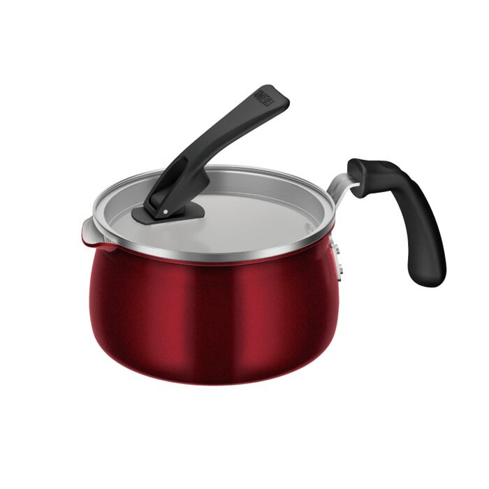 サーモス セラプロテクトシリーズマルチポット KNC KNC-018S-DR ディープレッド 18cm IH/ガス火両対応 ..