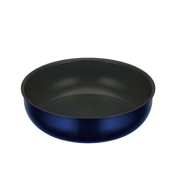 サーモス デュラブルシリーズ取っ手のとれる炒め鍋KVE KVE-026D-DPBL ディープブルー 26cm 食洗機対応 ..