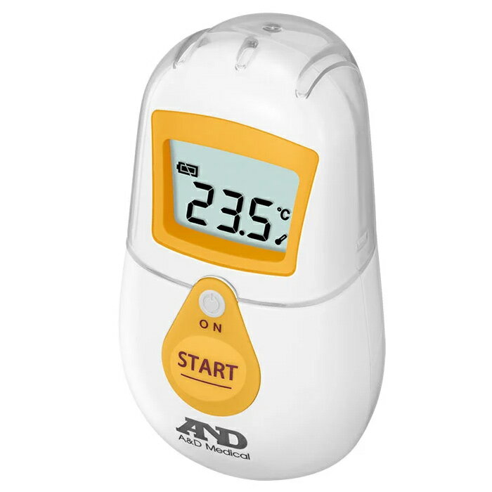 エー・アンド・デイ A＆D 非接触体温計 でこピッと UTR-701A-Y UTR-701A-JC1 イエロー おでこ 赤ちゃん 子供向け 体温測定 赤外線式【送料無料】【KK9N0D18P】