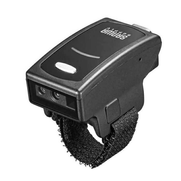 サンワサプライ Bluetooth2次元バーコードリーダー(リングタイプ) BCR-BT2D5BK ブラック【送料無料】【KK9N0D18P】