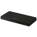 グリーンハウス HDMIスプリッタ 4K60fPs対応 4ポート GH-HSPJ4-BK ブラック【送料無料】【KK9N0D18P】(2)