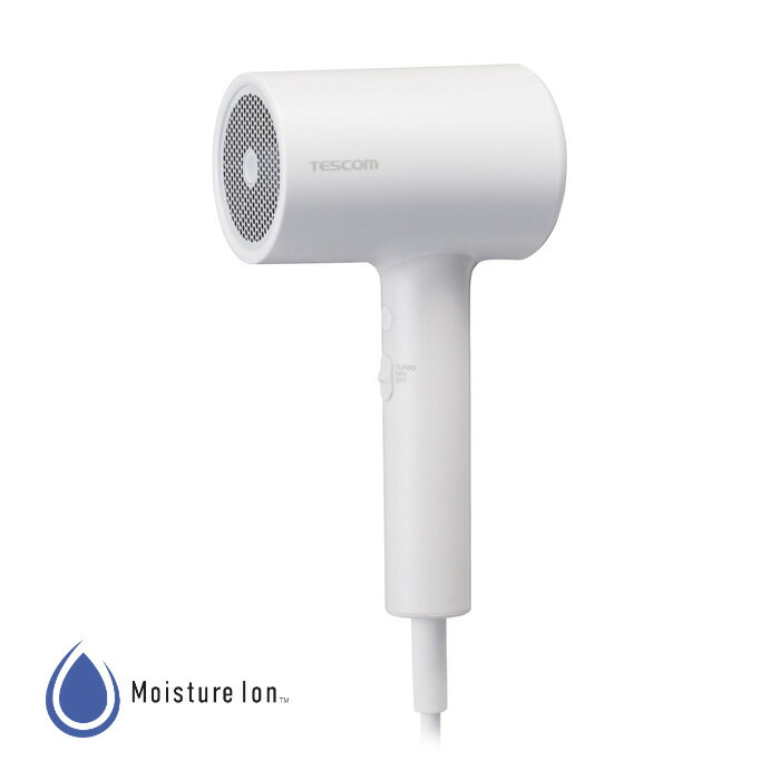 【即納】テスコム ドライヤー モイスチャーイオン ヘアドライヤー TDX300A-W ホワイト 速乾 大風量 マ..