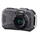 リコー コンパクトデジタルカメラ PENTAX WG-1000-GRAY グレー ペンタックス 本格防水 アウトドアカメラ 防塵 防滴 耐衝撃 光学4倍ズーム【...