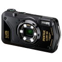 リコー コンパクトデジタルカメラ PENTAX WG-8-BK ブラック ペンタックス 本格防水 耐衝撃 防塵 耐寒 全天候型カメラ 広角 望遠 光学5倍ズーム...