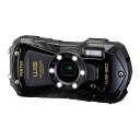 リコー コンパクトデジタルカメラ PENTAX WG-90-BK ブラック ペンタックス 本格防水 耐衝撃 防塵 耐寒 タフネスボディ 広角 望遠 光学5倍ズー...
