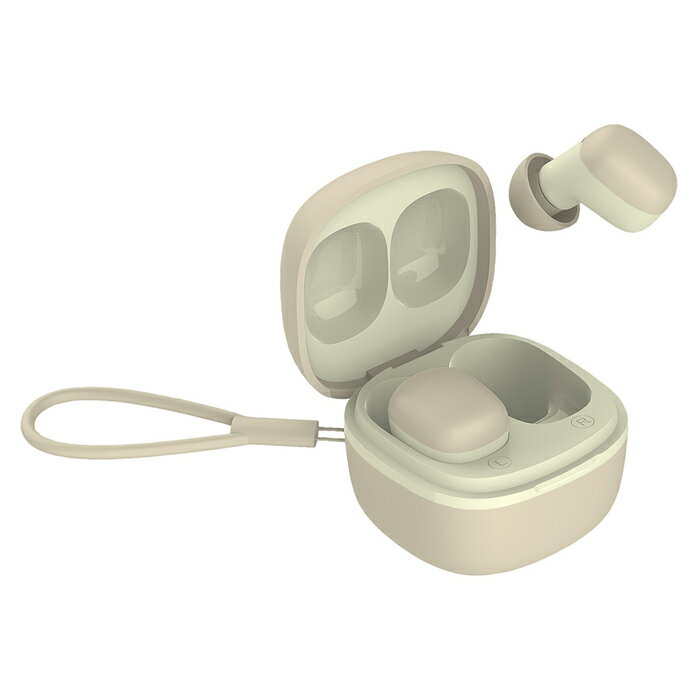 カシムラ 完全ワイヤレスイヤホン ミニ 防水 Bluetooth BL-123 ベージュ BEIGE AAC ステレオ イヤフォン マイク搭載【送料無料】【KK9N0D18P】