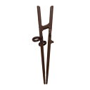 エジソン エジソンのお箸III 右手用 ダークブラウン KJ103271 エジソン販売 EDISON 大人用のリング付きのお箸 成人男性 手の大きい方 持ち方を...