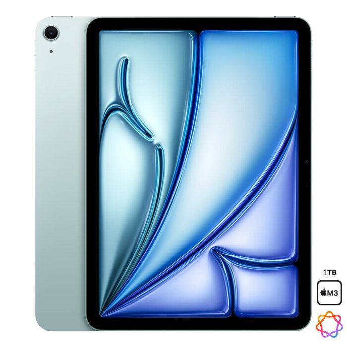 アップル 11インチ iPad Air M3チップ Wi-Fiモデル 1TB MCAJ4JA ブルー MCAJ4J/A 2025年春モデル Apple アイパッドエアー AI Apple Intelligence対応【送料無料】【KK9N0D18P】