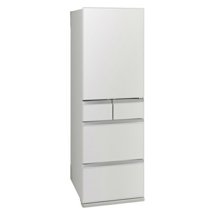 【配送＆設置無料】三菱電機 冷蔵庫 451L 右開き 5ドア 置けるスマート大容量 MDシリーズ MR-MD45M-W フラットリネンホワイト ガラスドア 大容量 大型 省エネ【送料無料】【KK9N0D18P】