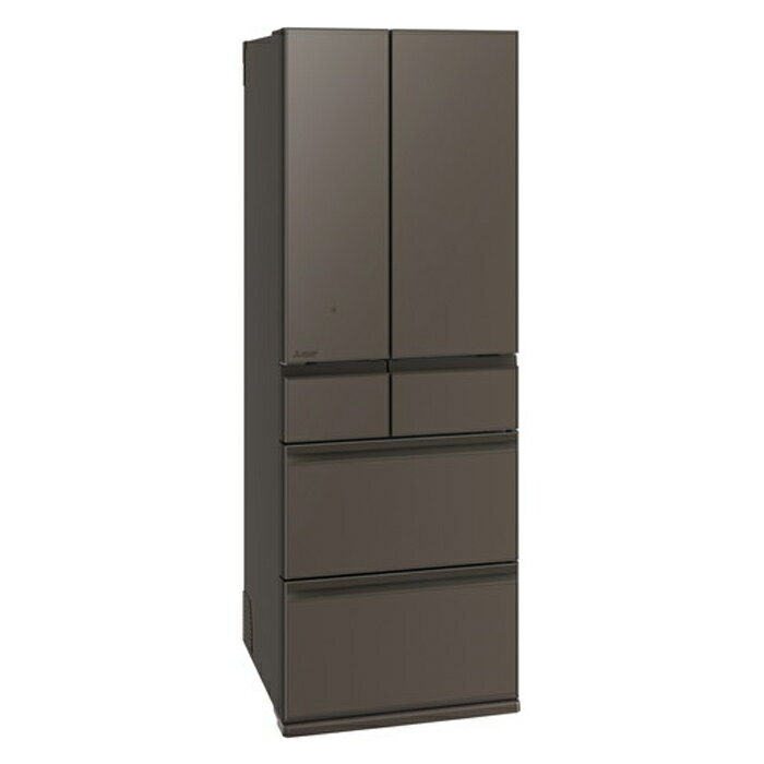 【配送＆設置無料】三菱電機 冷蔵庫 495L フレンチドア 観音開き 6ドア WZシリーズ MR-WZ50M-H グランドアンバーグレー ガラスドア 両開き 大容量 大型 省エネ【送料無料】【KK9N0D18P】