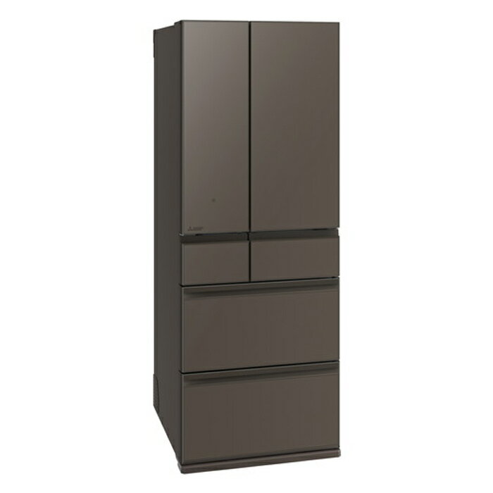 【配送＆設置無料】三菱電機 冷蔵庫 608L フレンチドア 観音開き 6ドア WZシリーズ MR-WZ61M-H グランドアンバーグレー ガラスドア 両開き 大容量 大型 省エネ【送料無料】【KK9N0D18P】